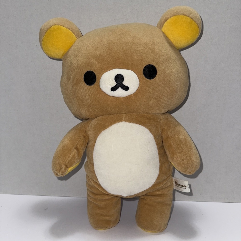 Large 23" Rilakkuma Plush Toy San-X Co. Plush, Real Zipper 2013 EUC